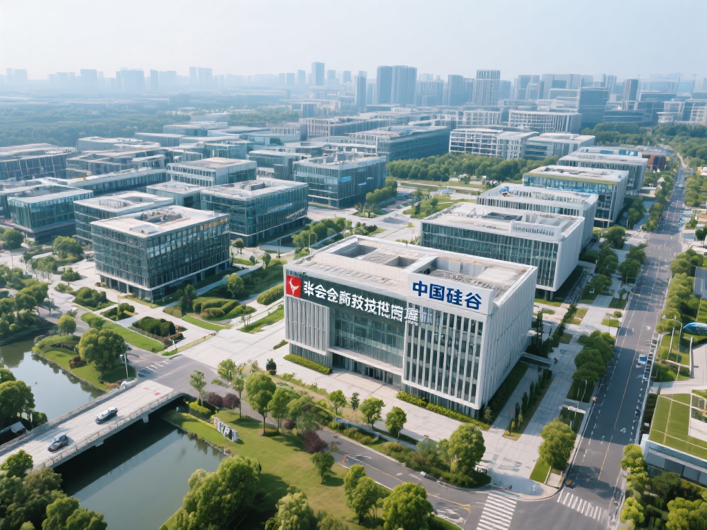 张江高科技园区被誉为“中国硅谷”，这里汇聚了大量的